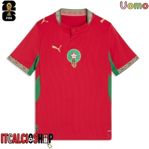 Marocco Prima Maglia Mondiali 2026 Manica Corta
